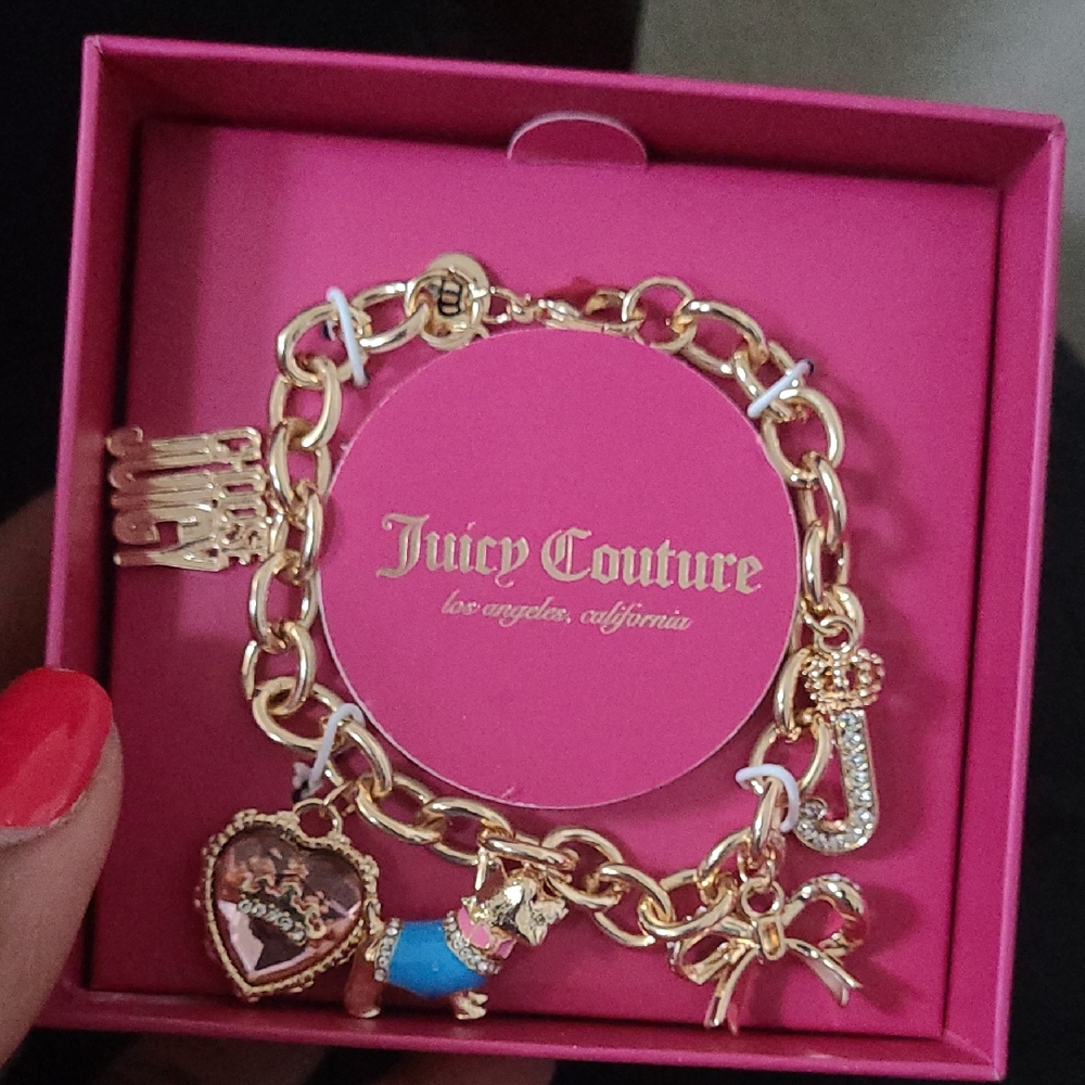 Juicy Couture Gold Charm Bracelet